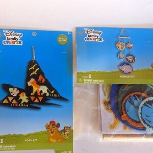 NWT Lion King Bundle 2 Disney Family Crafts Mobile & Foam Kits Michael's Darice